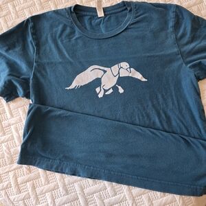 Teal Womens Tee with Duck Dynasty Graphic